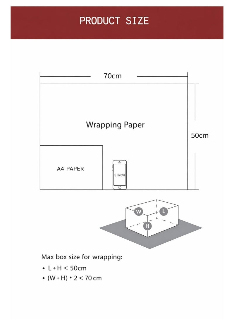 مجموعة ورق تغليف هدايا برسومات حيوانات، 10 أوراق 50×70 سم، 10 تصاميم (ورقة لكل تصميم) تشمل ديناصور/آيس كريم/عباد الشمس/غواصة/أصداف، مع لفة شريط لاصق شفاف، لهدايا الأطفال والمناسبات - Image 4